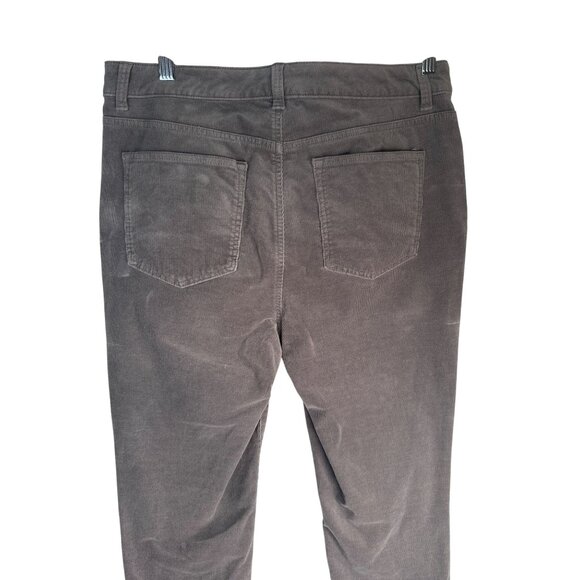 Talbots Womens Size 10 Corduroy Straight Leg Pants Taupe 98% Cotton 2% Spandex - Picture 10 of 14